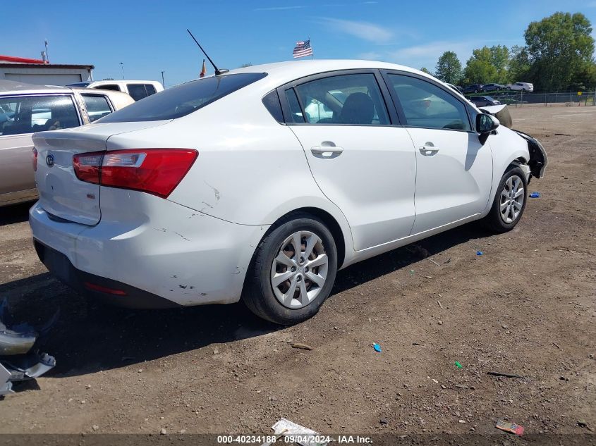 2013 Kia Rio Lx VIN: KNADM4A36D6132976 Lot: 40234188