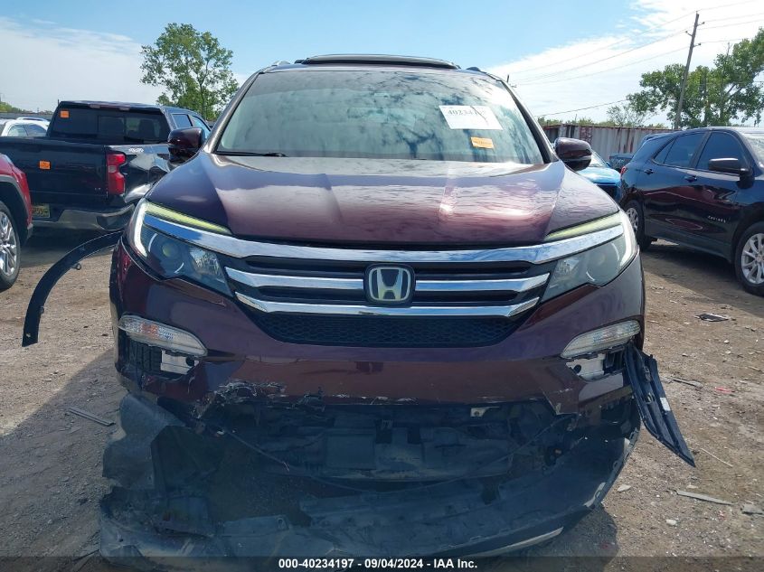 2016 Honda Pilot Touring VIN: 5FNYF6H9XGB043750 Lot: 40234197