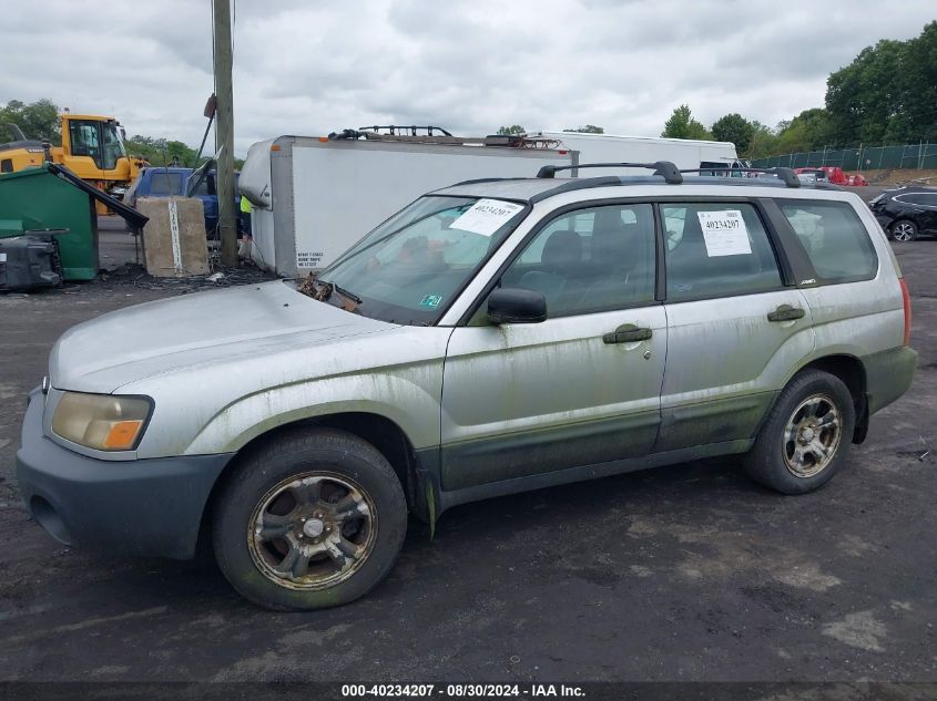 2004 Subaru Forester 2.5X VIN: JF1SG63654H701752 Lot: 40234207