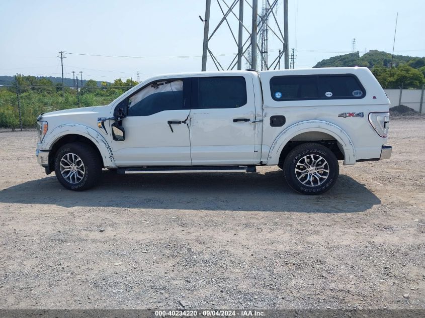 2021 Ford F-150 Lariat VIN: 1FTFW1E57MFC16904 Lot: 40234220