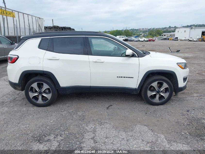 2018 Jeep Compass Latitude 4X4 VIN: 3C4NJDBBXJT143650 Lot: 40234240