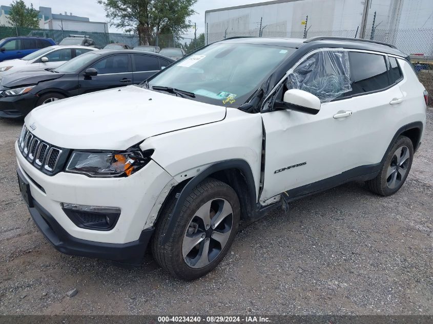 2018 Jeep Compass Latitude 4X4 VIN: 3C4NJDBBXJT143650 Lot: 40234240