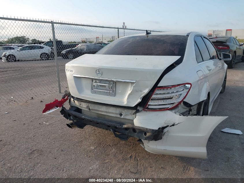 2012 Mercedes-Benz C 250 Luxury/Sport VIN: WDDGF4HB8CR212032 Lot: 40234248