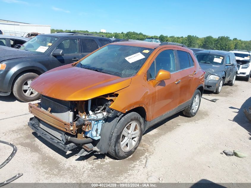 3GNCJLSB2HL182722 2017 CHEVROLET TRAX - Image 2