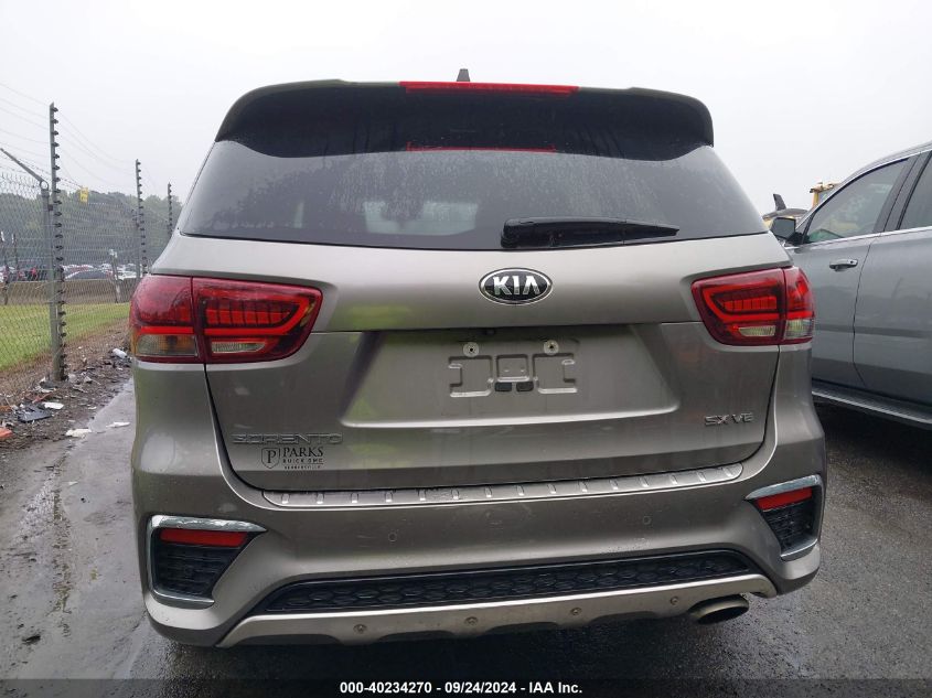 2019 KIA SORENTO 3.3L SX - 5XYPK4A56KG532313