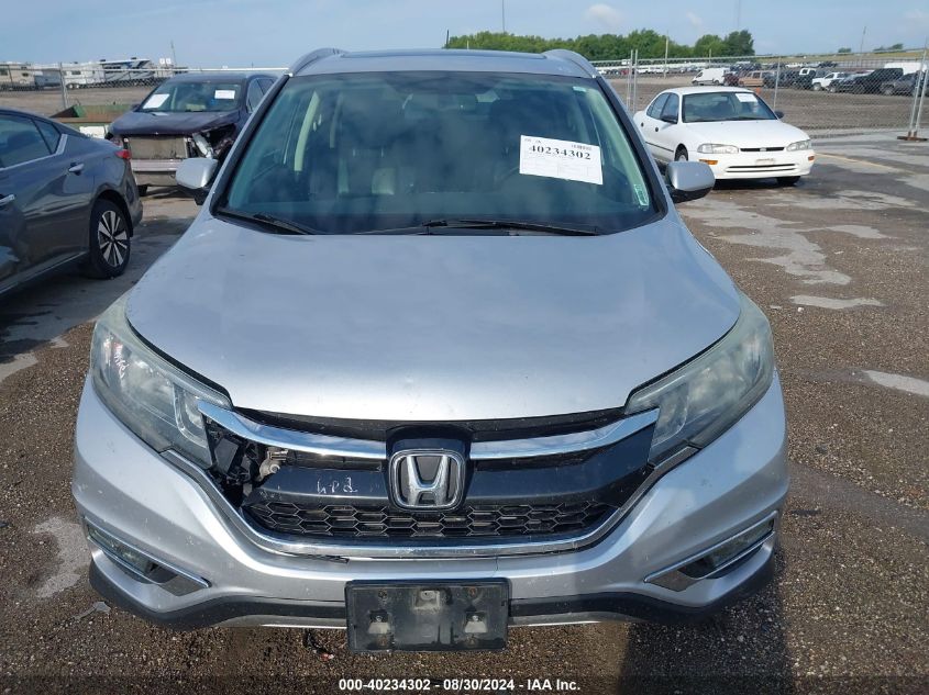 2015 Honda Cr-V Ex-L VIN: 5J6RM4H76FL100142 Lot: 40234302