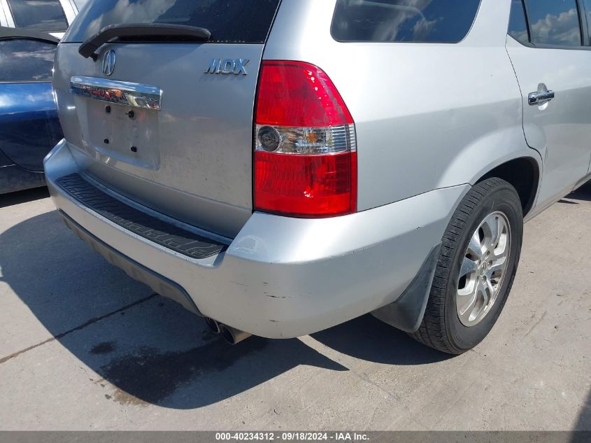 2003 Acura Mdx Touring VIN: 2HNYD186X3H520299 Lot: 40234312