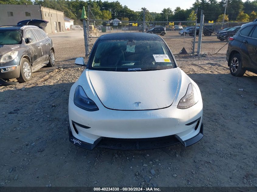 2023 Tesla Model 3 Rear-Wheel Drive VIN: 5YJ3E1EA2PF585231 Lot: 40234330