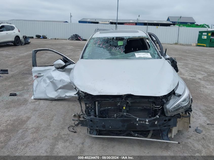 2018 Infiniti Q50 3.0T Luxe VIN: JN1EV7AP6JM592383 Lot: 40234470