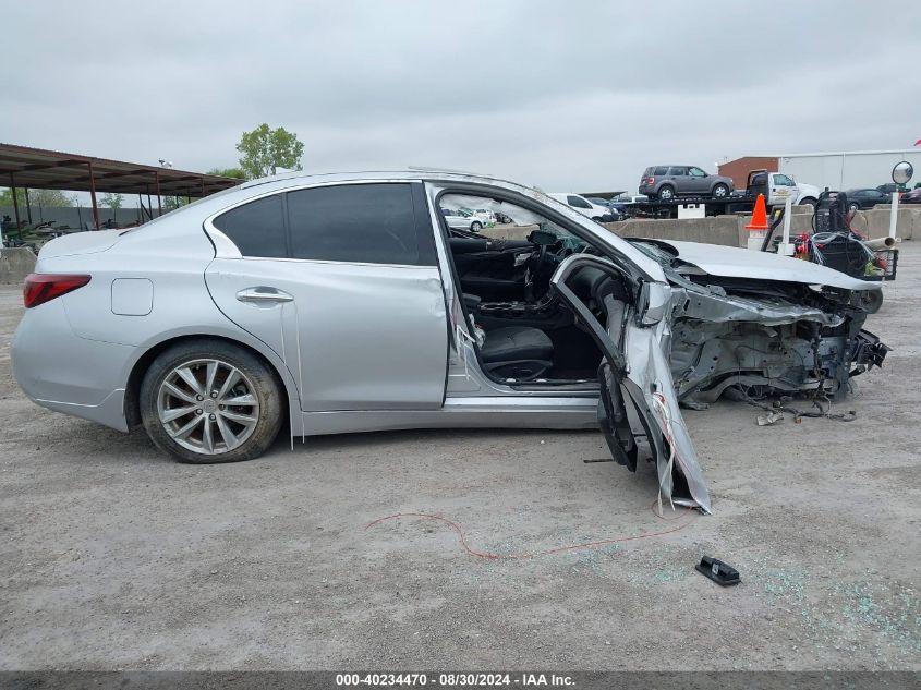 2018 Infiniti Q50 3.0T Luxe VIN: JN1EV7AP6JM592383 Lot: 40234470