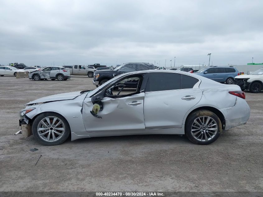 2018 Infiniti Q50 3.0T Luxe VIN: JN1EV7AP6JM592383 Lot: 40234470