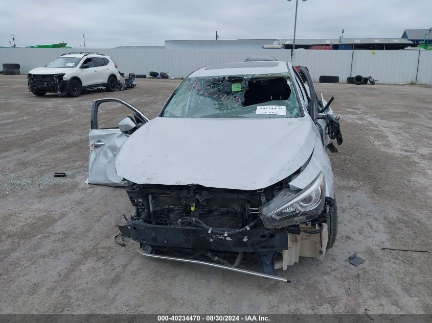 2018 Infiniti Q50 3.0T Luxe VIN: JN1EV7AP6JM592383 Lot: 40234470