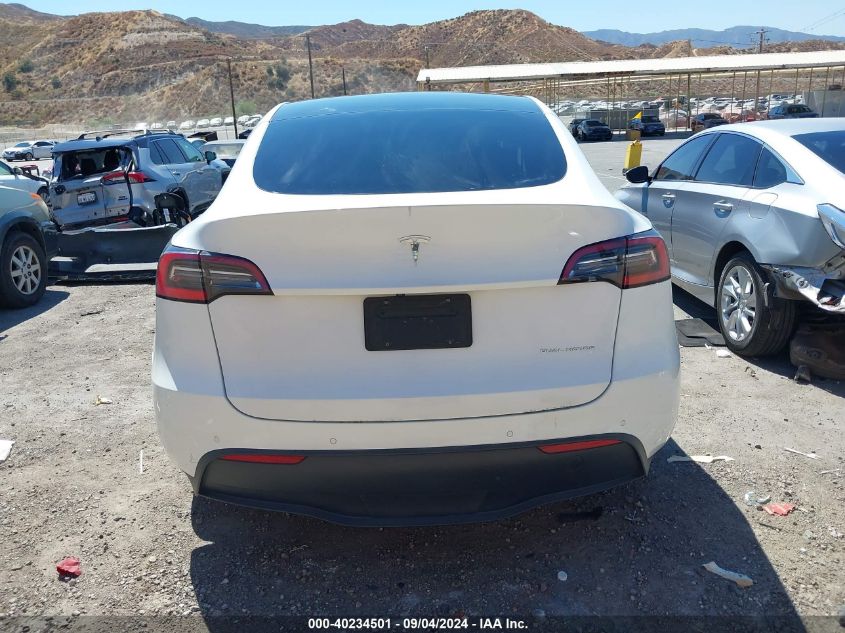 2021 Tesla Model Y Long Range Dual Motor All-Wheel Drive VIN: 5YJYGDEE1MF097792 Lot: 40234501