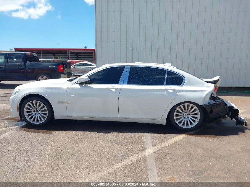 2009 BMW 750Li VIN: WBAKB83589CY57507 Lot: 40234505