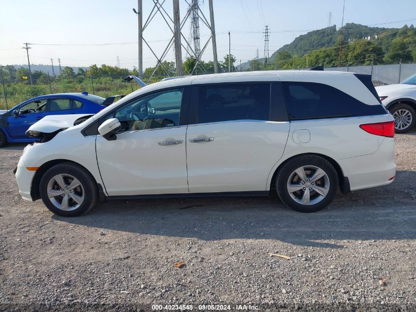 2018 Honda Odyssey Ex-L VIN: 5FNRL6H77JB106385 Lot: 40234548