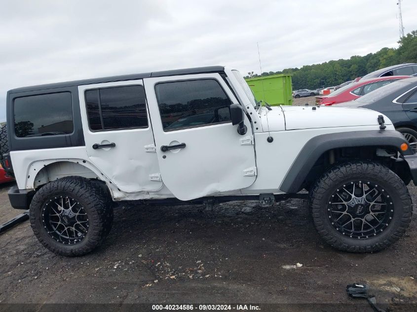 2016 Jeep Wrangler Unlimited Sport VIN: 1C4BJWDG8GL170132 Lot: 40234586