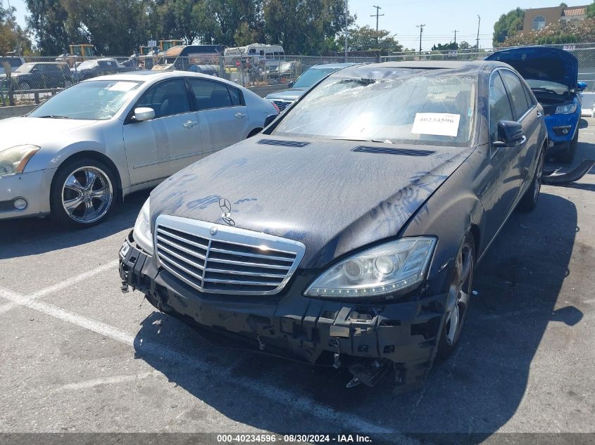 2013 Mercedes-Benz S 550 VIN: WDDNG7DB3DA530295 Lot: 40234596