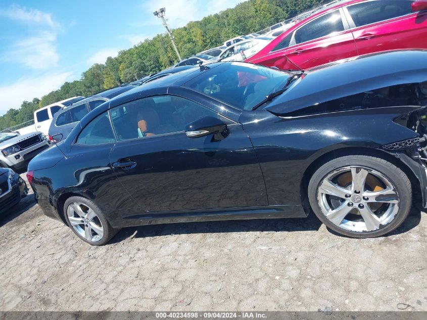 2012 Lexus Is 350C VIN: JTHFE2C21C2508909 Lot: 40234598