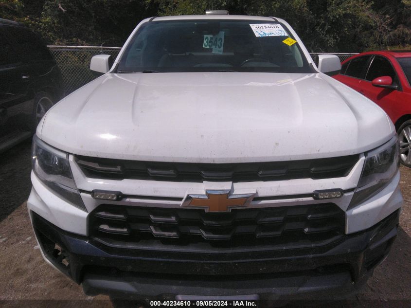 2021 Chevrolet Colorado 4Wd Long Box Lt VIN: 1GCHTCEA2M1227218 Lot: 40234610