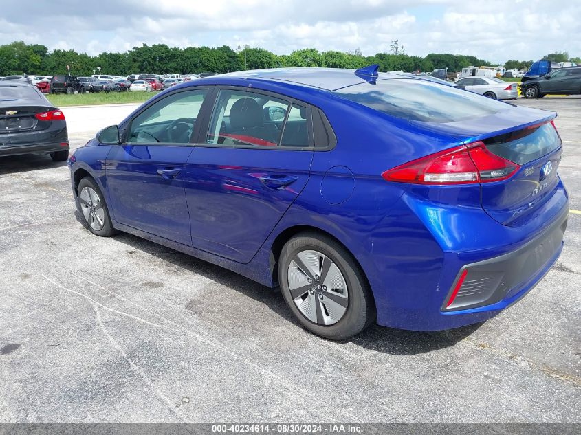 2022 Hyundai Ioniq Hybrid Blue VIN: KMHC65LC4NU270679 Lot: 40234614