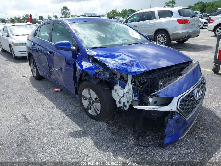 KMHC65LC4NU270679 2022 Hyundai Ioniq Hybrid Blue