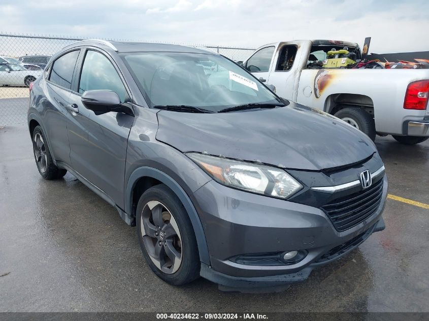 2018 Honda Hr-V Ex-L VIN: 3CZRU5H7XJM703494 Lot: 40234622