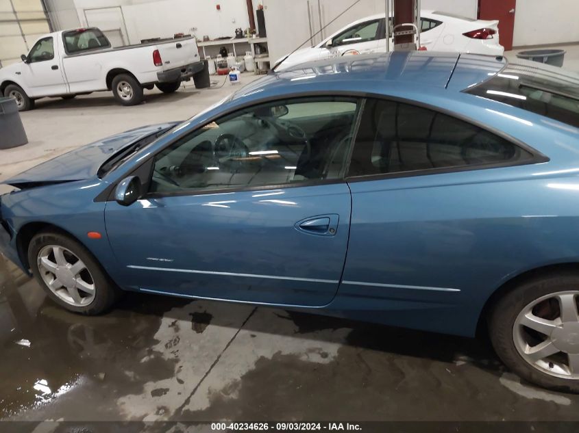 2000 Mercury Cougar V6 VIN: 1ZWFT61L4Y5610830 Lot: 40234626