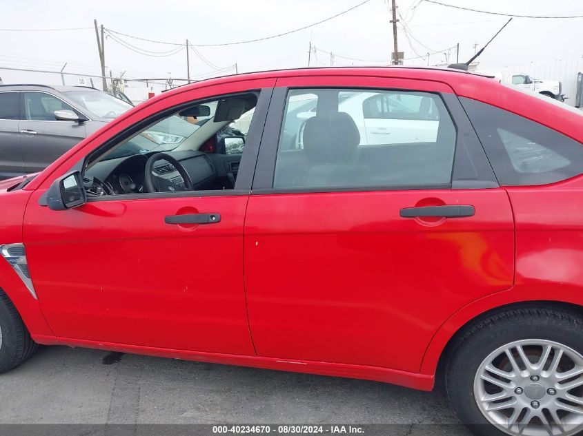 2008 Ford Focus Se/Ses VIN: 1FAHP35N18W127262 Lot: 40234670