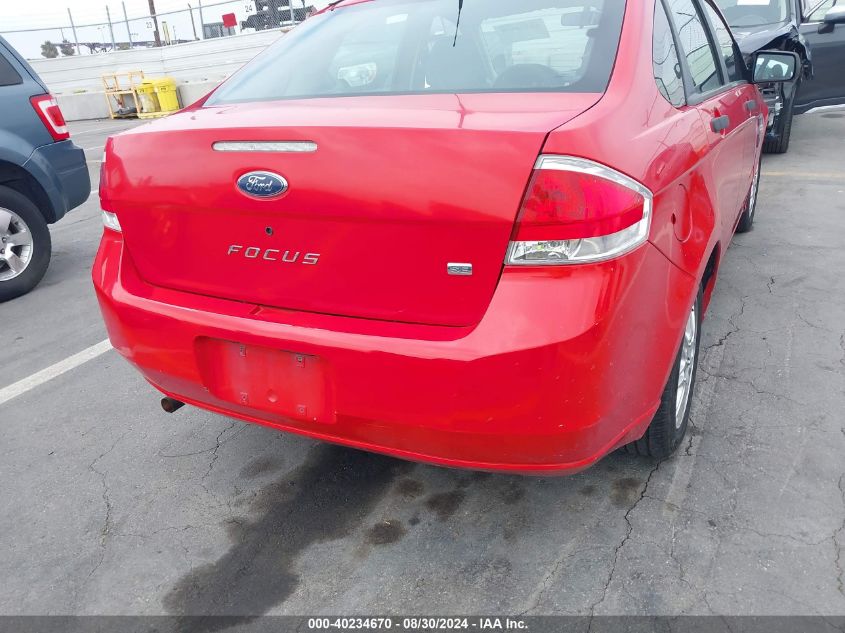 2008 Ford Focus Se/Ses VIN: 1FAHP35N18W127262 Lot: 40234670