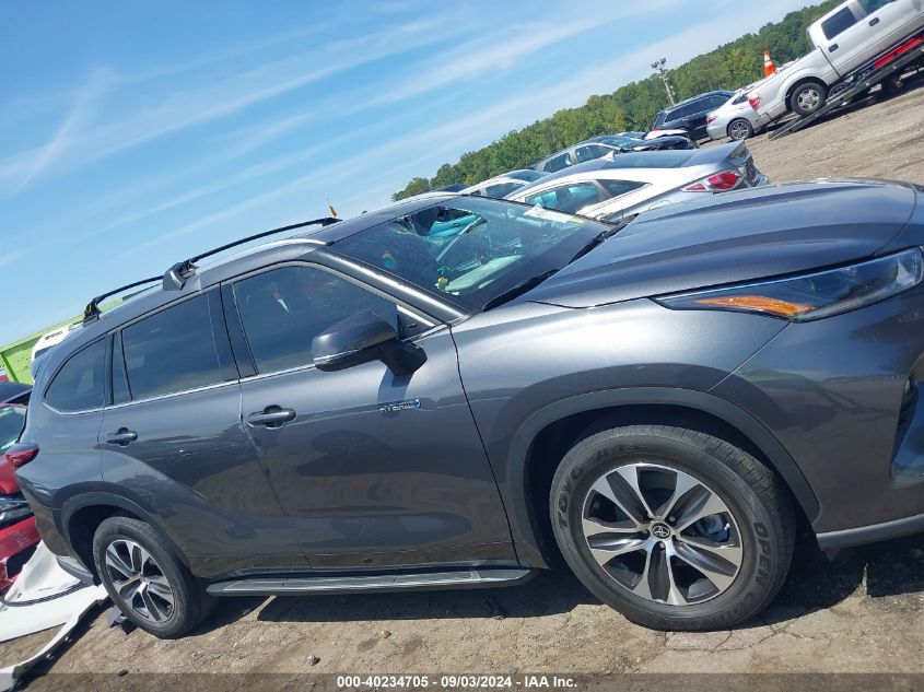 2021 Toyota Highlander Hybrid Xle VIN: 5TDGARAH1MS508131 Lot: 40234705