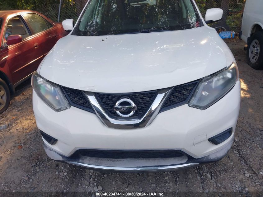 2016 Nissan Rogue S/Sl/Sv VIN: 5N1AT2MV9GC733374 Lot: 40234741