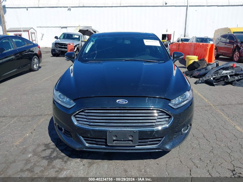 2014 Ford Fusion Titanium VIN: 3FA6P0D98ER393726 Lot: 40234755