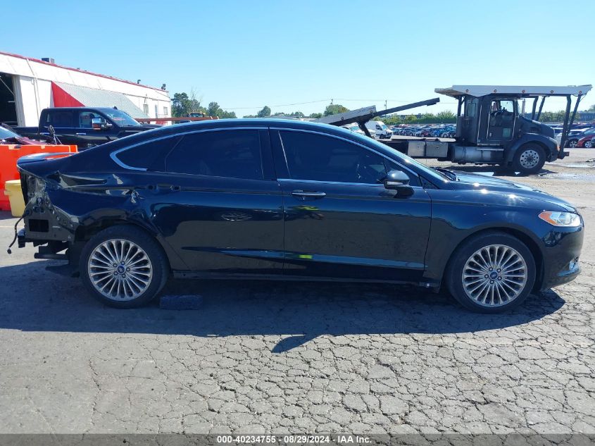 2014 Ford Fusion Titanium VIN: 3FA6P0D98ER393726 Lot: 40234755