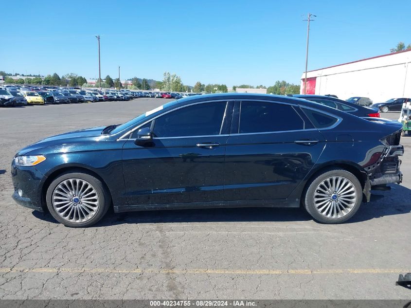 2014 Ford Fusion Titanium VIN: 3FA6P0D98ER393726 Lot: 40234755