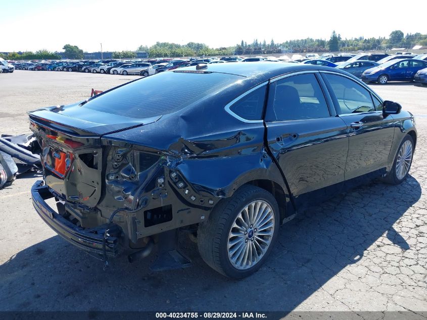 2014 Ford Fusion Titanium VIN: 3FA6P0D98ER393726 Lot: 40234755