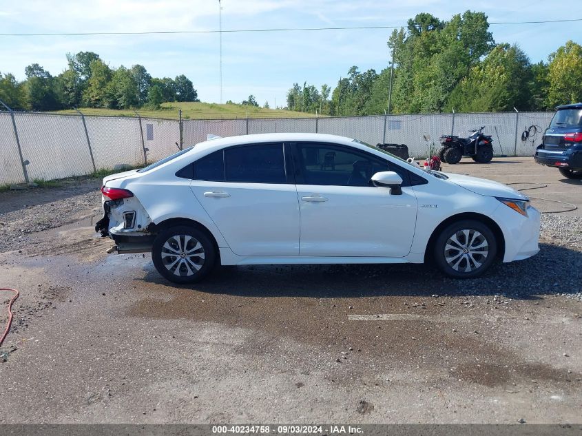 2020 Toyota Corolla Hybrid Le VIN: JTDEBRBE0LJ016999 Lot: 40234758