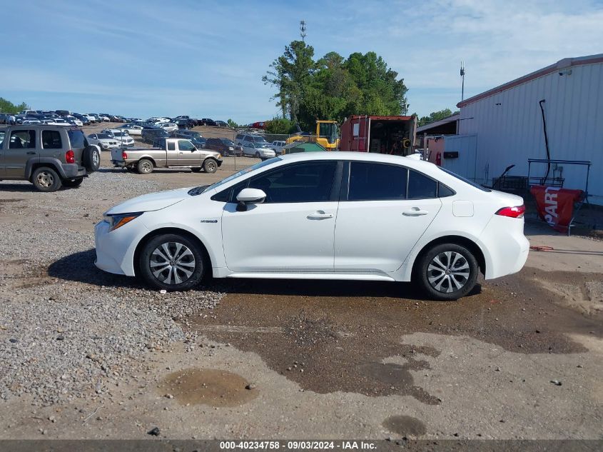 2020 Toyota Corolla Hybrid Le VIN: JTDEBRBE0LJ016999 Lot: 40234758