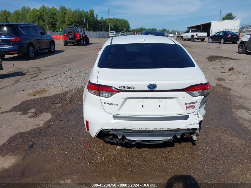 2020 Toyota Corolla Hybrid Le VIN: JTDEBRBE0LJ016999 Lot: 40234758