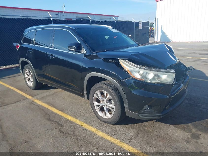 5TDKKRFH2FS069685 2015 TOYOTA HIGHLANDER - Image 1