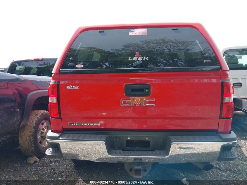 2018 GMC Sierra 2500Hd VIN: 1GT12REG9JF166539 Lot: 40234770