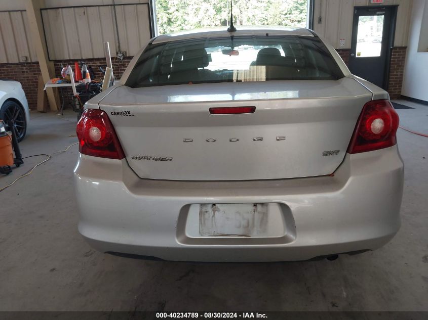 2012 Dodge Avenger Sxt VIN: 1C3CDZCB8CN196428 Lot: 40234789