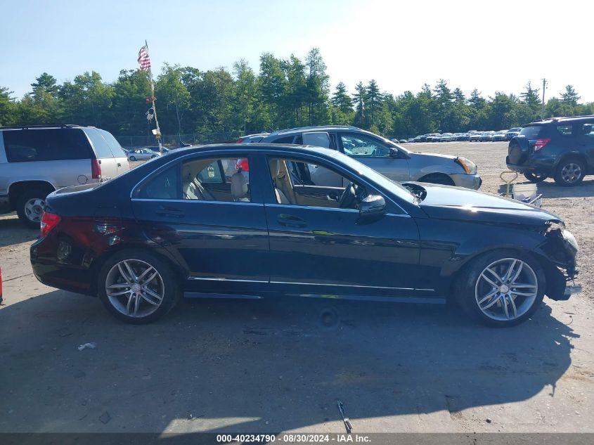 2013 Mercedes-Benz C 300 Luxury 4Matic/Sport 4Matic VIN: WDDGF8AB7DR248524 Lot: 40234790