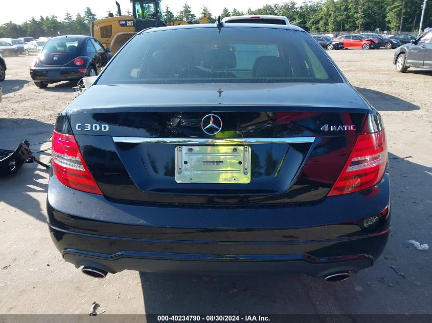 2013 Mercedes-Benz C 300 Luxury 4Matic/Sport 4Matic VIN: WDDGF8AB7DR248524 Lot: 40234790