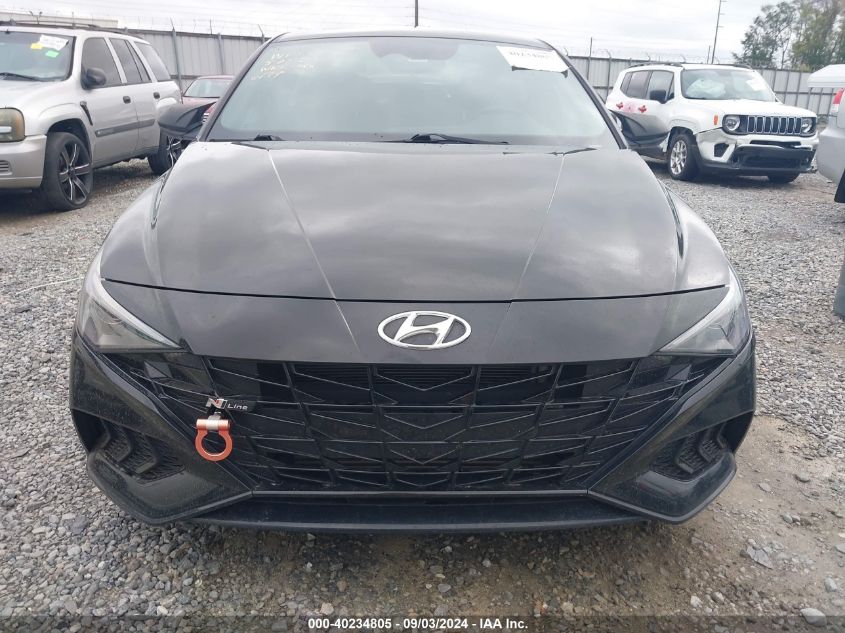 2022 Hyundai Elantra N Line VIN: KMHLR4AF0NU356179 Lot: 40234805