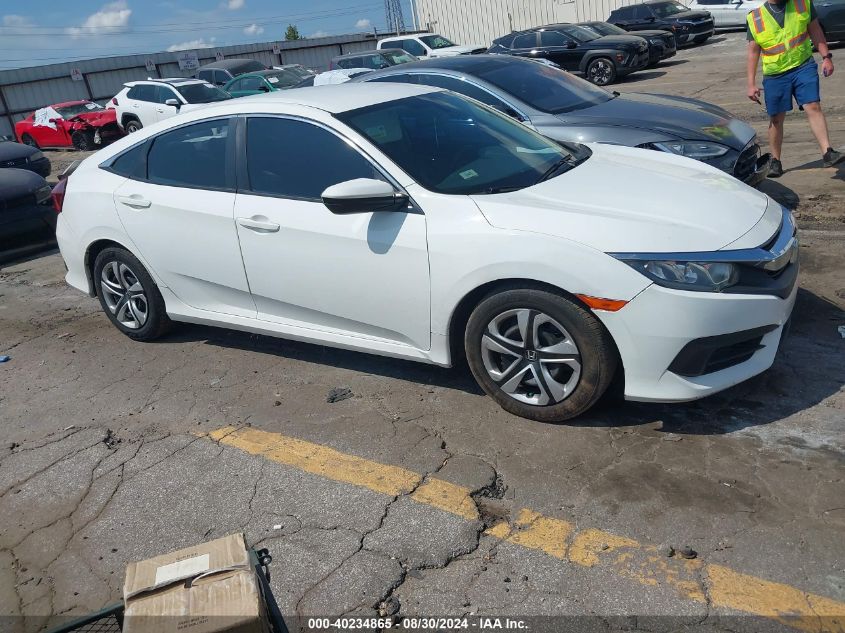 2018 Honda Civic Lx VIN: 19XFC2F57JE030430 Lot: 40234865