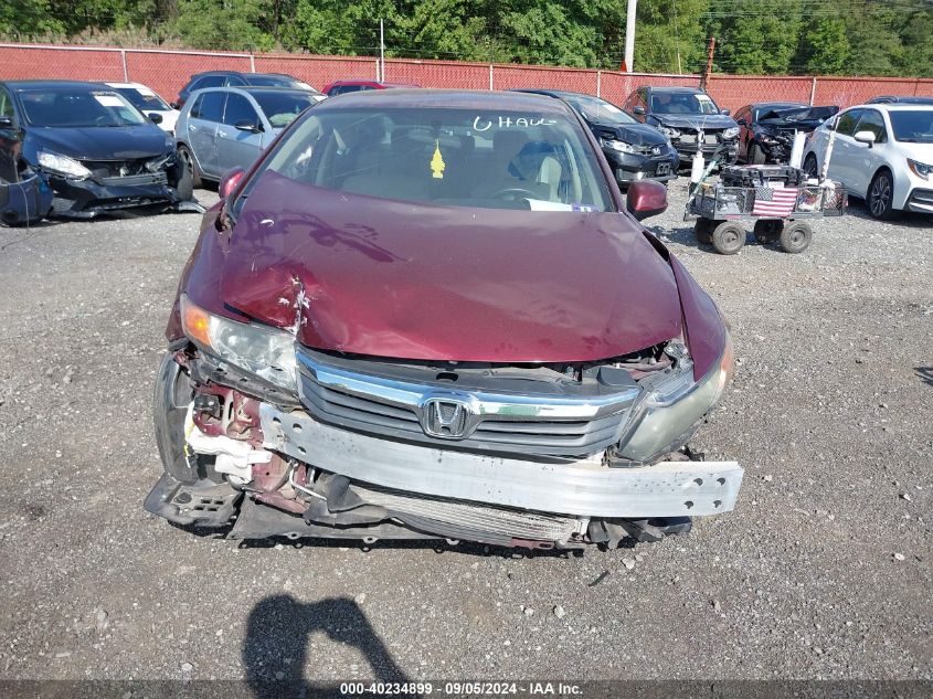 2012 Honda Civic Lx VIN: 2HGFB2F51CH572683 Lot: 40234899