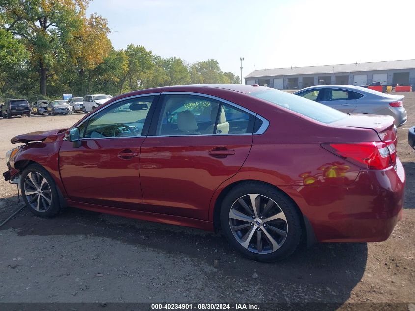 2015 Subaru Legacy 2.5I Limited VIN: 4S3BNBN61F3027640 Lot: 40234901