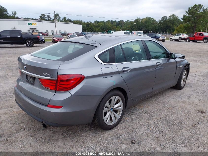 2012 BMW 535I Gran Turismo xDrive VIN: WBASP2C53CC338886 Lot: 40234920