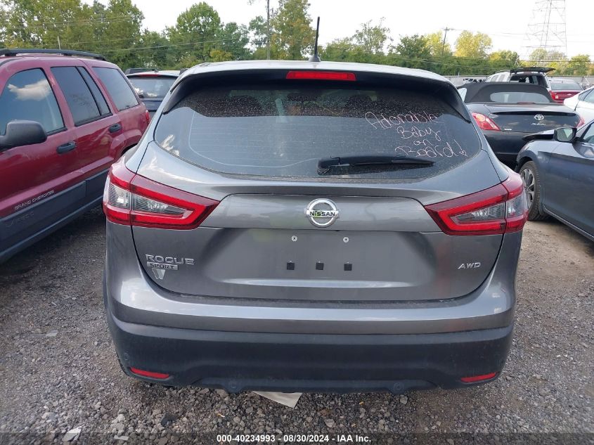 2020 Nissan Rogue Sport S Awd Xtronic Cvt VIN: JN1BJ1CW2LW364856 Lot: 40234993