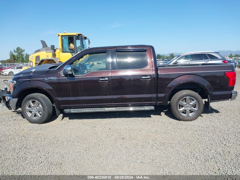 2019 Ford F-150 Lariat VIN: 1FTEW1C54KFA85118 Lot: 40235010